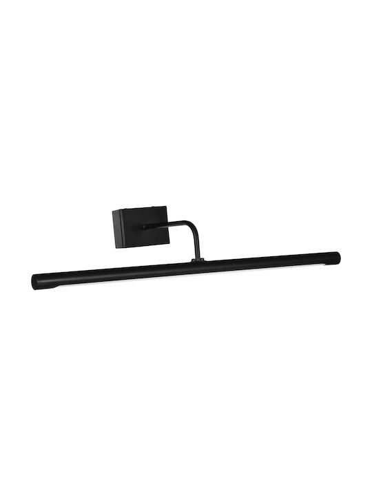 Active Jet Modern Wall Lamp with Integrated LED and Natural White Light Black Width 60cm