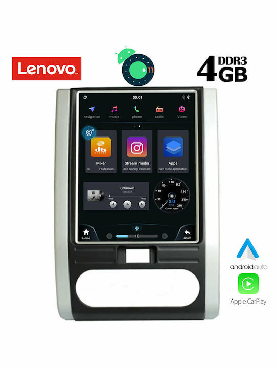 Lenovo SSX 9967_GPS Tesla Ηχοσύστημα Αυτοκινήτου για Nissan X-Trail 2007-2013 (Bluetooth/USB/WiFi/GPS) με Οθόνη Αφής 9.7"