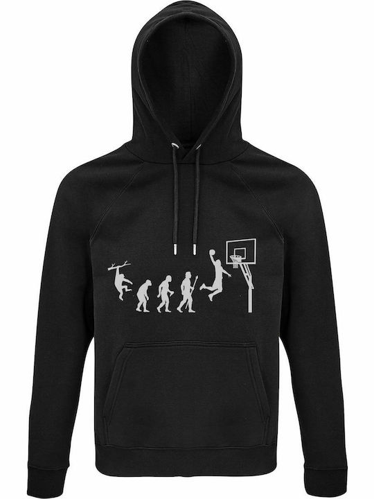 Basketball Evolution Hoodie Black