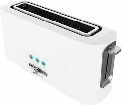 Cecotec Toast&Taste 10000 Extra Φρυγανιέρα 1 Θέσης 980W Λευκή