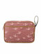Toiletry Bag Birds in Blue color 25cm