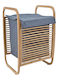 Ankor Bamboo Laundry Basket 40x30x61cm Gray