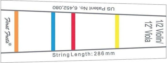 Gewa Gewa Learning Aid Fingerboard Marking First Fret