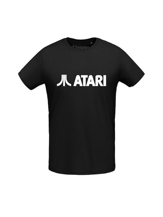 Atari Bluse kurzärmelig schwarz.