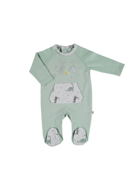 Bi Baby Baby Bodysuit Set Long-Sleeved Green