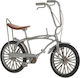 Inart Vintage Metallic Miniature Bicycle Silver 21x5x17cm