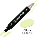 Graph' it Twin Tip 8210 Μαρκαδόρος Σχεδίου Citrus