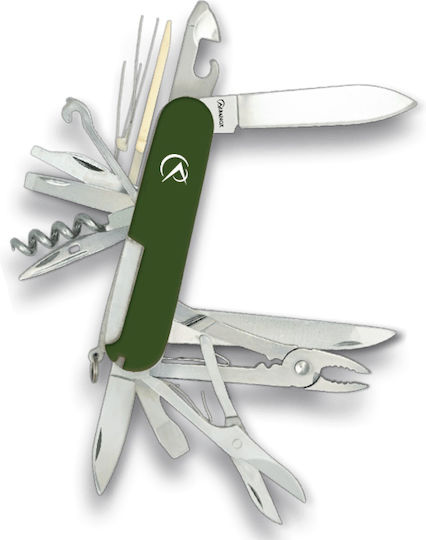Albainox Multitool Grün mit Scheide