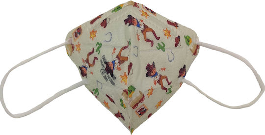 Famex Fagomed Kids Masks Particle Filtering Masks Маска за защита FFP2 за деца Бял FGMK011 10бр