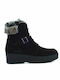 PF16 SHOES BOOTS FUR BOOTS BLACK