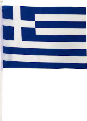 Polyester Flag of Greece 40x60cm με Κοντάρι