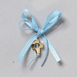 Bellissimo Christening Charm Pin Light Blue 50pcs