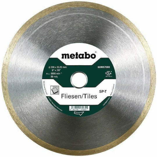 Metabo Diamond Tile Blade Cutting Disc Construction Materials Hole Diameter 230mm 1pcs