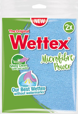 Wettex Microfibre Power Sponge Cloths 2pcs