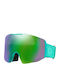 Oakley Fall Line Ski- & Snowboardbrille Erwachsene Türkis mit Linse in Grün Farbe