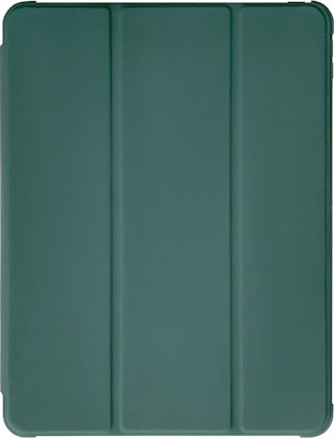 Hurtel Smart Flip Cover Synthetic Leather Green (iPad mini 2021)