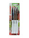 Kaimano No.218 Knives Steak from Stainless Steel 11cm 6 Pieces
