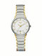 Boccia Γυναικείο Ρολόι 29mm Μπαταρίας με Ασημί Μεταλλικό Μπρασελέ