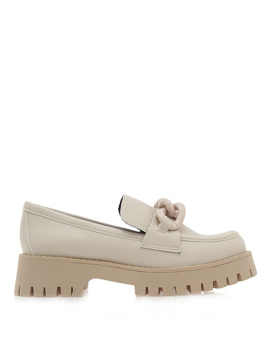 Exe Γυναικεία Loafers Off White