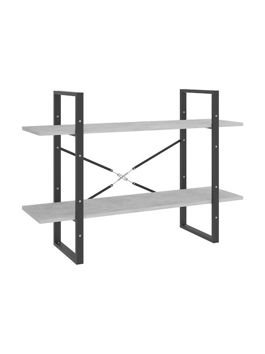 Shelf Floor Black - Grey 100x30x70cm