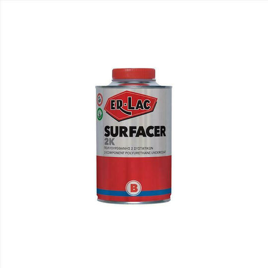 ER-LAC Surfacer B Pool Ground Pad Covering White Polyurethane Underlay 2C White Suitable for Wood 0.5kg