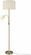 Trio Lighting Hotel Stehleuchte H170xB40cm. mit Fassung für Lampe E27 Weiß