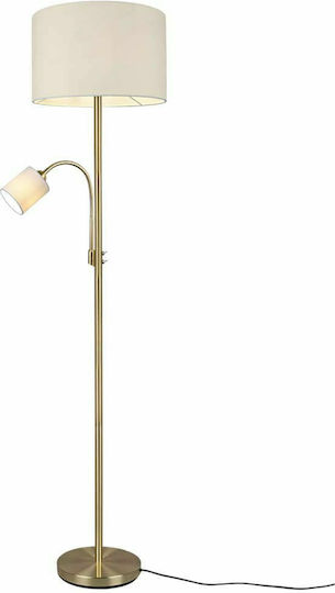 Trio Lighting Hotel Φωτιστικό Δαπέδου Υ170xΜ40εκ. με Ντουί για Λαμπτήρα E27 Λευκό
