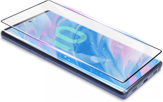 3D Full Face Tempered Glass Μαύρο (Galaxy Note 10)