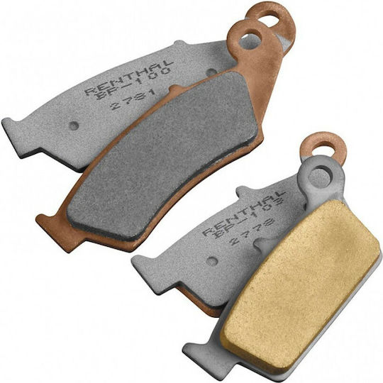 Renthal Motorcycle Brake Pads Mx Off-Road Ktm/Husqvarna 09-12 for Husqvarna TC 250