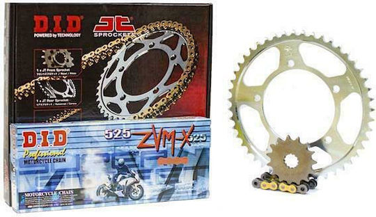 DID Σετ Γρανάζια Αλυσίδα (17-42-525) για Aprilia Tuono RSV 1000 2003-2005