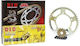 DID Комплект верига и зъбни колела (15-43-525) за Suzuki XF650 Freewind 1997-2002