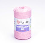 YarnArt Twisted Macrame 3mm 762 Pink