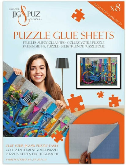 Κόλλα Αυτοκόλλητο Jig&Puz Glue Sheets 8τμχ