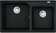Franke Urban UBG 620-86 Drop-In Sink Left Synthetic Granite W86xD50cm Onyx