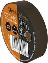 Emos Insulation Tape 19mm x 20m F61927 Brown