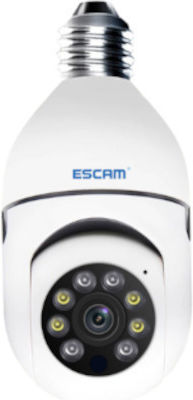 Escam PT208 IP Κάμερα Παρακολούθησης Wi-Fi 1080p Full HD με Αμφίδρομη Επικοινωνία για Ντουί Ε27