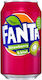 Fanta Κουτί Αναψυκτικό Φράουλα & Ακτινίδιο με Ανθρακικό 330ml
