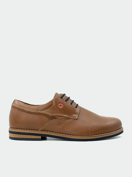 Robinson Leder Herren Freizeitschuhe Tabac Braun