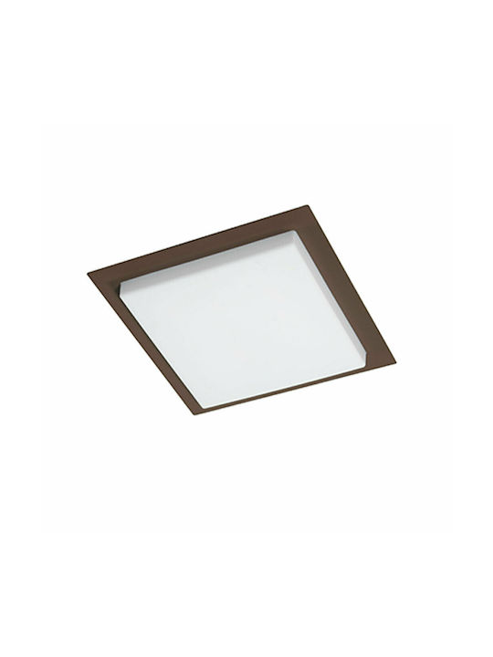 Ondaluce Plafonieră de Exterior în Culoare Maro PT.TABLET/MARRONE