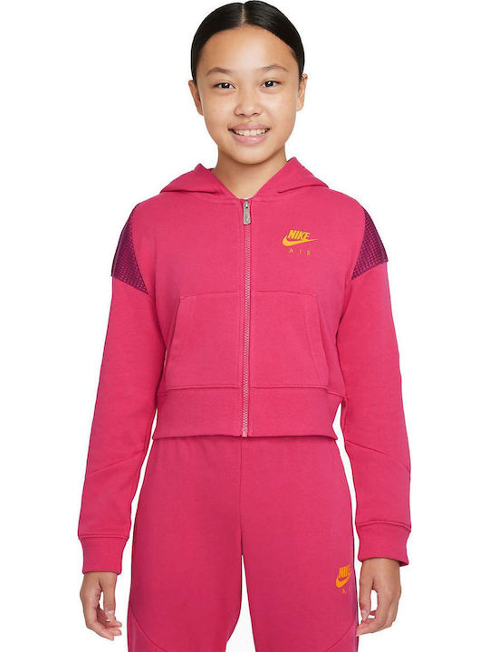 Nike Fleece Παιδική Φούτερ Ζακέτα με Κουκούλα κ...