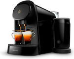 Philips Pod Coffee Machine for Capsules L'Or Pressure 19bar Black