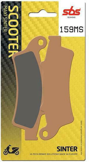 SBS Τακάκια Μοτοσυκλέτας Εμπρός Aprilia Atlantic 300 10'-13' / Scarabeo 300 09'-11' / Piaggio Beverly 350 11'-16' για Aprilia Atlantic 300 / Scarabeo Piaggio Beverly 350