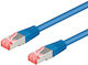 Goobay S/FTP Cat.6a Ethernet Cable 5m Blue