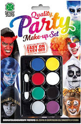 Karneval Make-up-Palette Bunt 8Stück