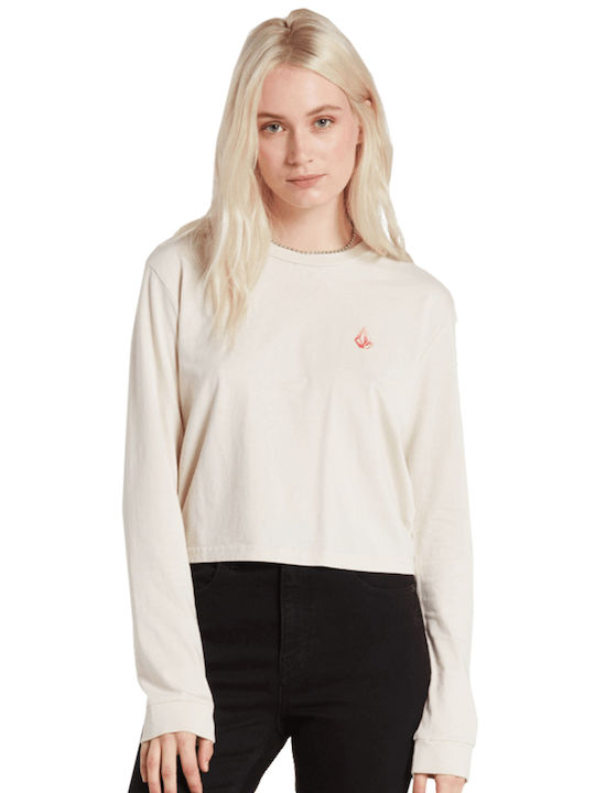 Volcom The Volcom Stones Women's Blouse Long Sleeve Bone