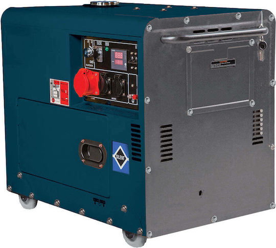 Bormann Pro BGB9500 Leise Generators Erdöl mit Kickstart, Rädern und maximaler Leistung 7.5kVA