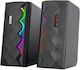 Marvo SG-269 2.0 Speakers with RGB and Bluetooth Black