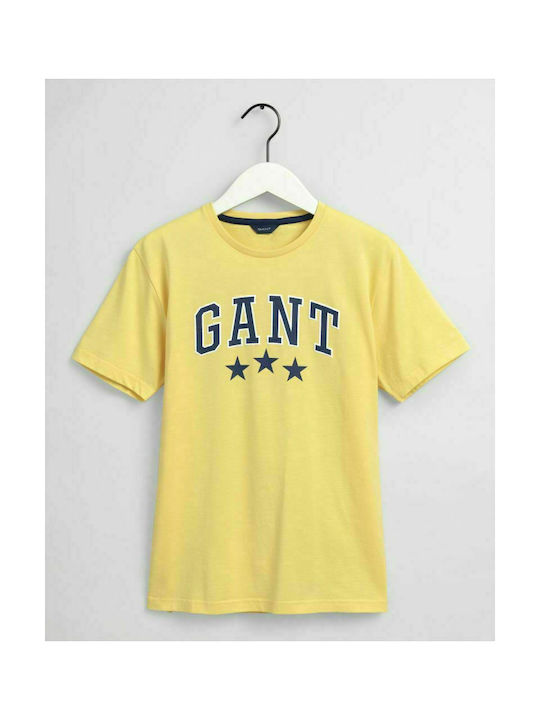 Gant Varsity Παιδικό T-shirt Κίτρινο