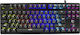White Shark Spartan Gaming Μηχανικό Πληκτρολόγιο Tenkeyless με Outemu Blue διακόπτες και RGB φωτισμό (Αγγλικό US)