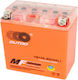 Outdo GEL Motorradbatterie YB12A-BS mit Kapazität 12Ah